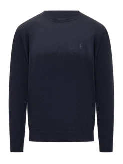 Polo Ralph Lauren Navy Virgin Wool Sweater