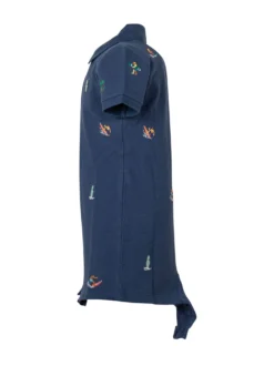 Polo Romper with Embroidery