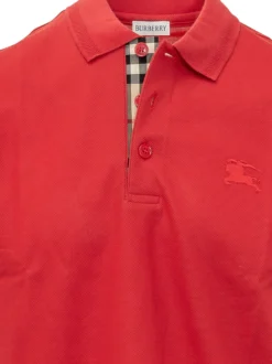 Polo Shirt with Buttons and Logo
