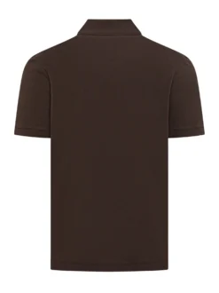 Polo Shirt with Classic Collar and Button Placket