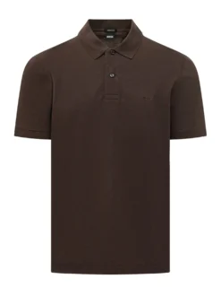 Polo Shirt with Classic Collar and Button Placket