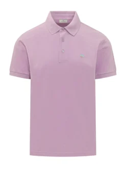 Polo Shirt with Collar and Buttons