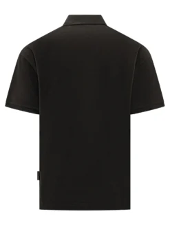 Polo Shirt with Curved Front Logo
