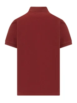 Polo with Tartan Placket