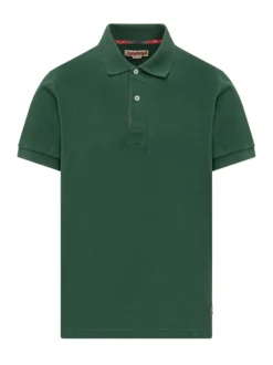 Polo with Tartan Placket
