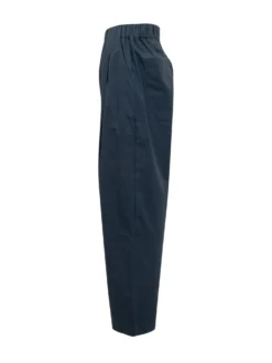 Popeline Pants with Elasticated Waist