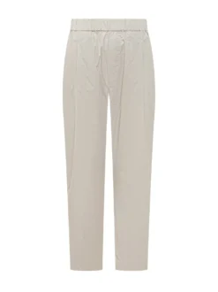 Popeline Pants with Elasticated Waist