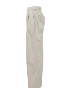 Popeline Pants with Elasticated Waist