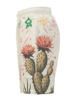 Popeline Shorts with Cactus Print