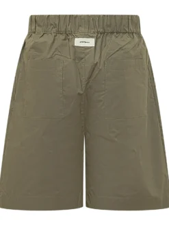 Popeline Shorts with Elasticated Waist