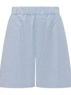 Popeline Shorts with Elasticated Waist