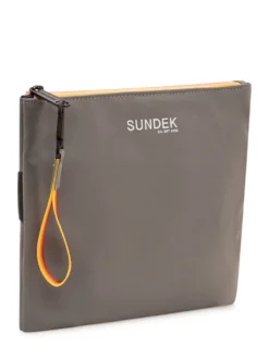 Pouch with Logo and Zip Closure