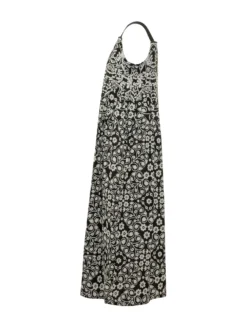 Printed Dress with Straps