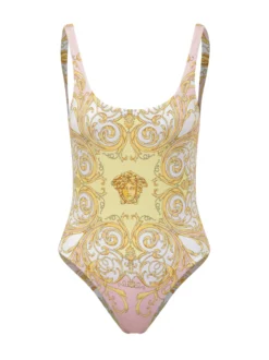 Printed Lycra One-Piece Swimsuit