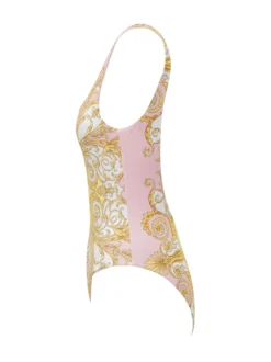Printed Lycra One-Piece Swimsuit