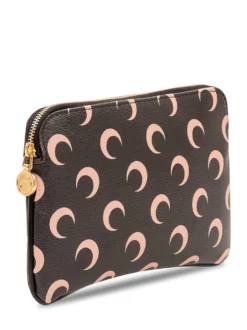Printed Moon Small Pouch