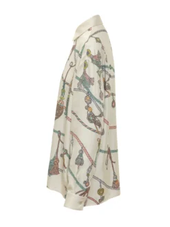 Printed Shirt with Accessory Motif
