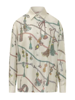Printed Shirt with Accessory Motif