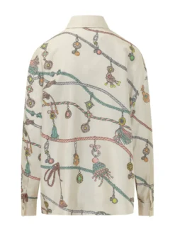 Printed Shirt with Accessory Motif