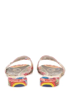 Printed Slide Sandals