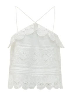 Prisha Sleeveless Top with Thin Straps