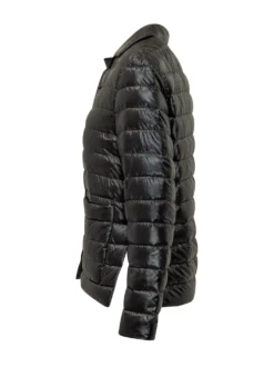 Quilted Puffer Jacket with Shirt Collar