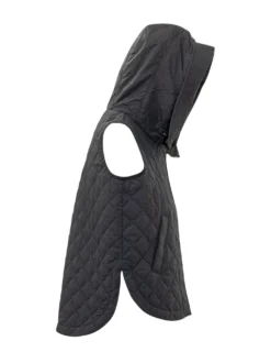 Quilted Vest with High Collar
