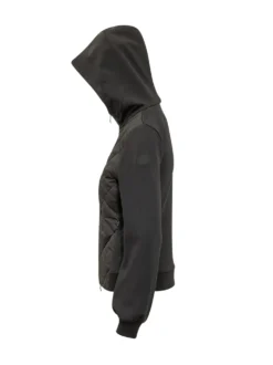 Quilted Zip-Up Hoodie