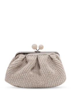 Raffia Clasp Bag