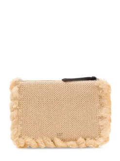 Raffia Flat Handle Bag