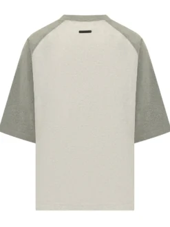 Raglan Sleeve T-shirt with Embroidered Logo