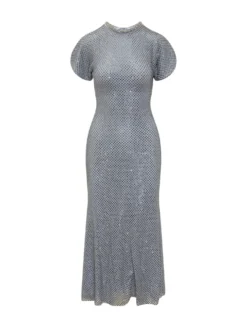Rhinestone Long Dress