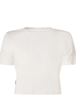 Ribbed Baby T-shirt with Logo