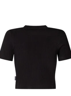 Ribbed Baby T-shirt with Logo