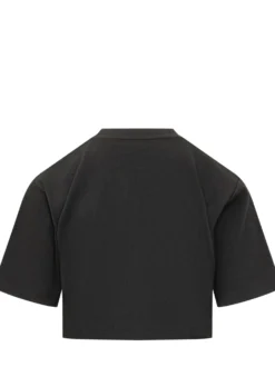 Ribbed Cropped T-Shirt