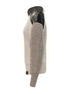 Ribbed High Neck Jumper