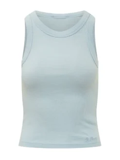 Ribbed Sleeveless Tank Top