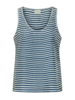 Ribbed Striped Tank Top