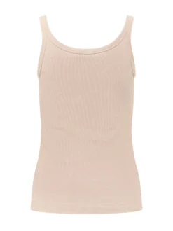 Ribbed Tank Top with Straps