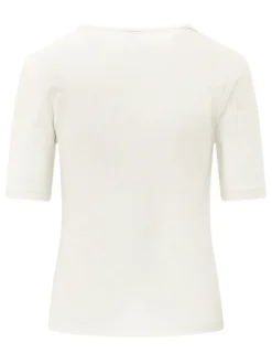 Ribbed T-shirt with Logo