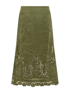 Richelieu Embroidered Skirt
