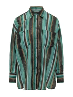 Rieti Striped Shirt with Pockets