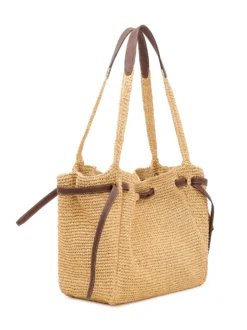 Romy Straw Tote Bag with Handles