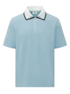 Round Polo with Zip