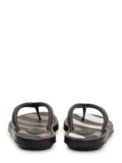 Rubber Flip Flops with Shaped Strap
