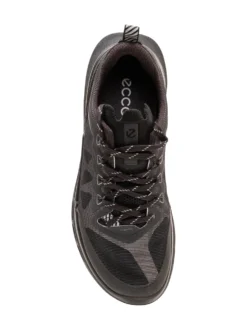 Running Sneakers with Perforated Panels and Laces