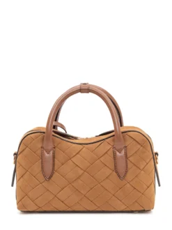 Ryder Small Top Handle Woven Bag with Double Handle