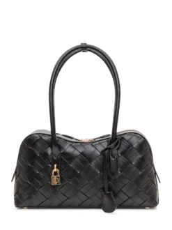 Ryder Top Handle Woven Bag with Double Handle