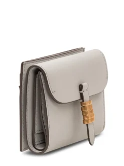 Saddle Wallet with Flap and Front Closure
