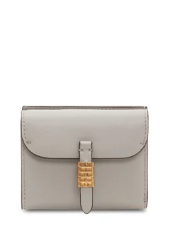 Saddle Wallet with Flap and Front Closure